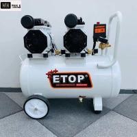 ราคา ETOP ถังลม ปั๊มลมออยฟรี ปัีมลม ขนาด 50 ลิตร รุ่น XH60050L 1200W อุปกรณ์ 6 อย่าง ปลั๊กพ่วง 10 เมตร รับประกัน 1 ปีเต็ม (10074242722)