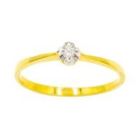 ราคา Happy Jewelry แหวนเพชรของแท้ อิตาลีเตยหัวใจ ทองแท้ 9k 37 5 ME585 (21805507043)