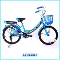 ราคา จักรยาน 20 นิ้ว รุ่น STARLY มีกระดิ่ง พักเท้าหลัง จักรยานแม่บ้าน รถจักรยานแม่บ้าน จักรยาน จักรยานผู้ใหญ่ จักรยานเด็ก (21993955780)
