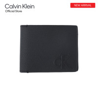 ราคา CALVIN KLEIN กระเป๋าสตางค์ผู้ชาย Allover Monogram Logo รุ่น 4G1022G UB1 สีดำ (22680289023)