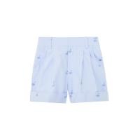 ราคา Kloset Design Little Swan Shorts With Turn Up Hem RS24 P002 กางเกงขาสั้น ผ้าปักลายหงส์ (22639748435)