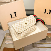 ราคา แฟชั่นCowhide Tiger Headกระเป๋าผู้หญิงฤดูร้อนใหม่ 2024 กระเป๋าสะพายข้างเอวกระเป๋าสบายๆไหล่เดี่ยวกระเป๋ากระเป๋าสี่เหลี่ยมขนาดเล็ก (21860920726)