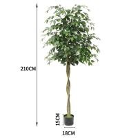 ราคา ต้นไทรเทียม Artificial Banyan Tree ต้นไทรปลอม ต้นไม้ปลอมที่มีใบและลำต้นที่ดูสมจริง ของตกแต่งบ้าน สำนักงาน ในร่ม กลางแจ้ง ของขวัญ (22787792567)