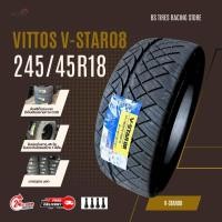 ราคา ยางรถยนต์ VITTOS ส่งฟรี 245 45R18 ยางซิ่งรถกระบะขอบ18 ยางใหม่ปี 24 ยางรถยนต์ขอบ18 จำนวน 1 เส้น (22598601194)