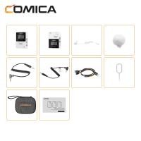 ราคา Comica BoomX D PRO ไมโครโฟนไร้สายลาวาเลียร์ไม่มีเสียงรบกวนความจุในการบันทึกบนบอร์ด8GBช่วง100เมตรโหมดความปลอดภัยไมโครโฟนสำหรับ iPhone ไร้สายAndroidการสัมภาษณ์พีซีVlogsการสตรีมสด (19793934996)