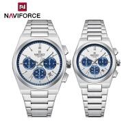 ราคา NAVIFORCE Watch Women Men Fashion Casual Couple Watch Waterproof Watch Original Stainless Steel Quartz Chronograph Luminous Display Date (22254811092)
