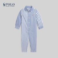 ราคา Polo Ralph Lauren Kids จั๊มสูทเด็กผู้ชาย Striped Cotton Poplin Fun Coverall รุ่น CWPOOPCI3320270 สีฟ้า (21846716059)