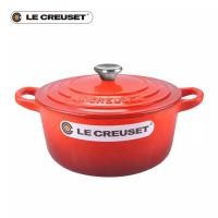 ราคา LE CREUSET หม้อเหล็กหล่อฝรั่งเศส LE CREUSET หม้อเคลือบอีนาเมล ขนาดกลม 24 ซม ความจุ 4 2L (21980700734)