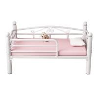 ราคา COD Splicing bed fitted sheet children with guardrail edge widening simple baby iron crib fence art paint factory (17383871883)