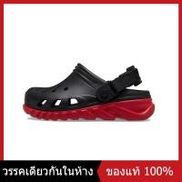 ราคา Duty Free Goods Crocs Duet Max Li Clog Black Red Shoes Non Slip Thick Sole Beach Sandals 208776 0WQ (22337095992)