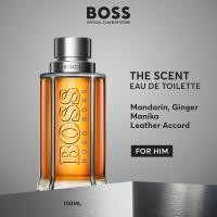 ราคา น้ำหอมผู้ชาย BOSS The Scent For Him Eau De Toilette Ginger Maninka Fruit Leather Accords Oriental Woody EDT Perfume by HUGO BOSS Fragrances (22175401825)