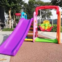 ราคา ของเล่นเด็ก สไลเดอร์ ชิงช้า แป้นบาส แบบ 3in1 รุ่นใหญ่และแข็งแรงที่สุด (22298458212)