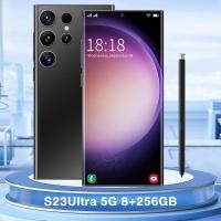 ราคา S23 Ultra สมาร์ทโฟนหน่วยความจำ 8G 256G จอ 6 9นิ้ว HD เต็มหน้าจอ ปลดล็อคลายนิ้วมือ แบตเตอรี่ 5500 mAh ถ่ายภาพ ชมภาพยนต์ ฟังเพลงประกันศูนย ฉลาด NO1 N041 (21770289440)