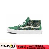ราคา แท้ Vans Sk8 Mid Reissue Paisley Hedge Green Sneakers VN0A391F6TM The Same Style In The Store (22134134028)