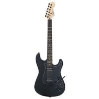 ราคา Century กีต้าร์ไฟฟ้า Dark Series รุ่น DST BKWHทรง Stratocaster (22420656546)