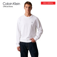 ราคา CALVIN KLEIN สเวตเชิ้ตผู้ชาย รุ่น J326966 YAF สีขาว (22689288639)
