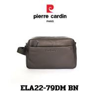ราคา Pierre Cardin ปีแอร์การ์แดง กระเป๋าถือ กระเป๋าทรงสี่เหลี่ยม กระเป๋าหนังแท้ กระเป๋าคลัตช์ รหัส ELA22 79DM พร้อมส่ง ราคาพิเศษ (20818025574)