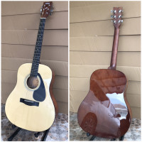 ราคา กีต้าร์โปร่ง ขายตามสภาพ ตำหนิมีคาบกาวด้านใน ยามาฮา รุ่น F310 41 นิ้ว แถมฟรีที่ขันคอกีต้าร์ ทักข้อความร้านอ่านข้อมูลดูรูปภาพก่อนซื้อนะคะ มีรับประกันสินค้าจากทางร้าน (22566790057)