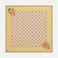 ราคา Tub Suang Silk Twill Printed Scarf Yellow (22536189294)