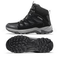 ราคา รองเท้าบูทหนังกลับฤดูหนาวชายอูฐกันลื่นบูทเดินป่ากลางแจ้ง (22588545009)