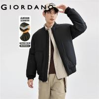ราคา GIORDANO Men Bomber Jackets Big Pockets Zip Front Padded Bomber Jackets Baseball Collar Fashion Casual Bomber Jackets 13074845 (22682112809)