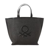 ราคา Benetton women tote bag with raffia effect 6XZ5DY04U (22238973521)