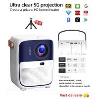 ราคา มินิโปรเจคเตอร์แบบพกพา 1080P 4K Ultra HD 5G โปรเจคเตอร์ HD Android 10 0 Hdmi WIFI บลูทู ธ Netflix YouTube โฮมเธียเตอร์โปรเจคเตอร์ USB HD Ilepo สมาร์ทโปรเจคเตอร์ (22664139208)