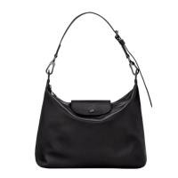 ราคา Priority delivery Longchamp bag lepliagextra Ladies Leather Black Crescent Handbag (21157901258)