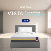 ราคา Wellplus ที่นอนยางพาราธรรมชาติ อัดสุญญากาศ รุ่น VISTA หนา 8 นิ้ว นุ่มนอนสบาย ขนาด 3 3 5 5 6ฟุต (22490401637)