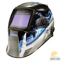ราคา หน้ากากเชื่อมออโต้ Welpro รุ่น WP818E สำหรับเชื่อมโลหะ เชื่อมเหล็ก เชื่อมอาร์กอน tig mig มีการปรับแสงอัตโนมัติ auto เป็นหน้ากากช่างเชื่อมแบบสวมหัวจอใหญ่ จัดส่งฟรี รับประกันสินค้า 1 ปี SafetyTech Shop 