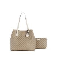 ราคา Nine West DELAINE Womens Tote Bags Beige Logo Milk (21501247401)