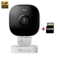 ราคา VIMTAG 2 5K กล้องมินิกลางแจ้ง WIFI2 Way Audioกล้องวงจรปิดกันน้ำHD สี Night Visionการตรวจจับมนุษย์ เสียงกล้องเด็ก IP (22616340974)