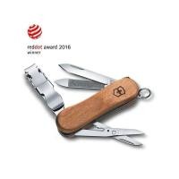 ราคา Victorinox กรรไกรตัดเล็บ ตัดเล็บ มีดพับ มีดพก มีดเล็ก มีดสั้นพกพา มีดสแตนเลส Swiss Army Knives S Nail Clip Wood 580 Walnut Blister 0 6461 63 (20654446019)