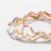 ราคา SWAN Curve Bangle กำไลเงินแท้ ฝังเพชรรอบ รูปทรง curve สะดุดตา (21845716638)