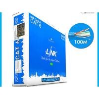 ราคา LINK สายแลน CAT6 LINK รุ่น US 9106A 1 ยาว 305 เมตร สีฟ้า Link US 9106A 1 CAT6 UTP 250 MHz w Cross Filler 24 AWG CM Blue 305 M Easy Box (21043984596)