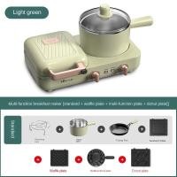 ราคา Bear หม้อหุงข้าวไฟฟ้า เครื่องทำวาฟเฟิล เครื่องอบอาหารเช้า ไข่ ไข่เจียว เตาอบ กระทะย่าง เครื่องทำทราย เครื่องปิ้งขนมปัง DSL A13N1 F T electrical store (20452356473)