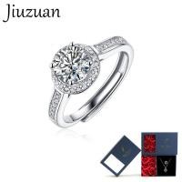 ราคา รับประกันของแท้ 100 แหวนหนึ่งกะรัตหญิงคู่แหวน สร้อยคอเพชรแท้ S925 เงินคู่แหวนทอง 18K แฟนของขวัญวันเกิดแหวน (22540069583)