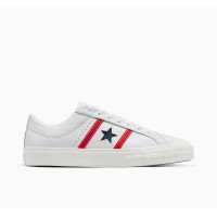 ราคา CONVERSE รองเท้าผ้าใบ รุ่น ONE STAR ACADEMY PRO CLASSIC LEATHER OX WHITE RED ผู้ชาย A08500CM F4WTRE (22625359459)