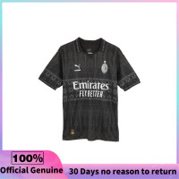 ราคา แท้ 100 Puma Football Jerseys Shorts AC Milan Away Match เสื้อทีมเยือน Customized (22815022732)