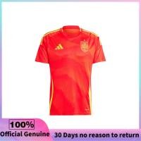 ราคา แท้ 100 Adidas Football Jerseys Shorts Spain Home Match เสื้อเหย้า Customized (22815077679)