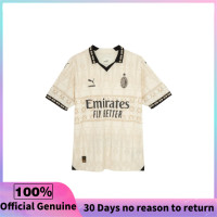 ราคา แท้ 100 Puma Football Jerseys Shorts AC Milan Home Match เสื้อเหย้า Customized (22815125414)