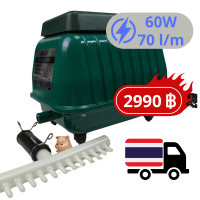 ราคา คอมเพรสเซอร์เมมเบรนแบบเงียบ RESUN LP 60 70 ลิตร นาที 50 W ปั้มลมบ่อปลา (21474865161)