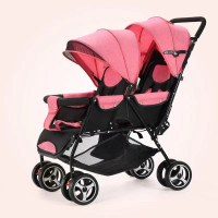 ราคา Annie รถเข็นเด็ก รถเข็นเด็กแฝด ปรับเอนนอนได้ นั่งเอน นอน รถเข็นเด็กพับได้ Baby stroller (22053118728)