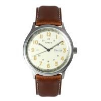 ราคา Timex TW00NTD63E Discoverer Brown Leather Analog Quartz Watch For Men 39mm (21714951566)