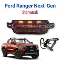 ราคา กระจังหน้า FORD RANGER ปี 2022 V5 มีไฟ Next Gen Stormtrak (19716554502)