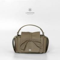 ราคา LoveGood Britney กระเป๋าหนังวัวแท้ ทรงกล่อง ดีเทลล์โบว์ สไตล์เกาหลี น่ารัก ไซส์ 9 จุของได้เยอะ (22535308070)