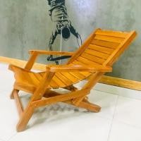 ราคา เก้าอี้ไม้สัก เก้าอี้ล้องก้อง สีสัก ปรับได้2ขนาด พับเก็บได้ เปลนอนไม้สักประมาณ60 80 90 (22226752260)