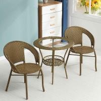 ราคา HFJ ชุดสวนหวาย เฟอร์นิเจอร์หวาย ลานเฟอร์นิเจอร์ เฟอร์นิเจอร์หวายกลางแจ้ง โซฟาหวายและโต๊ะน้ำชา 3in1 (21300096993)