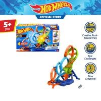 ราคา Hot Wheels Action 4 Loop Crash Out ชุดรางฮอตวีลส์ แอ็คชั่น ตีลังกา 4 ตลบ HXR70 VN (22476064032)