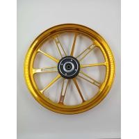 ราคา ล้อแม็ก CLICK125 I PCX ล้อแม็กแต่งก้านตรง งาน CNC สีทอง สีดำ ขนาด 1 85 14 2 50 14 TP 12 (21100370104)